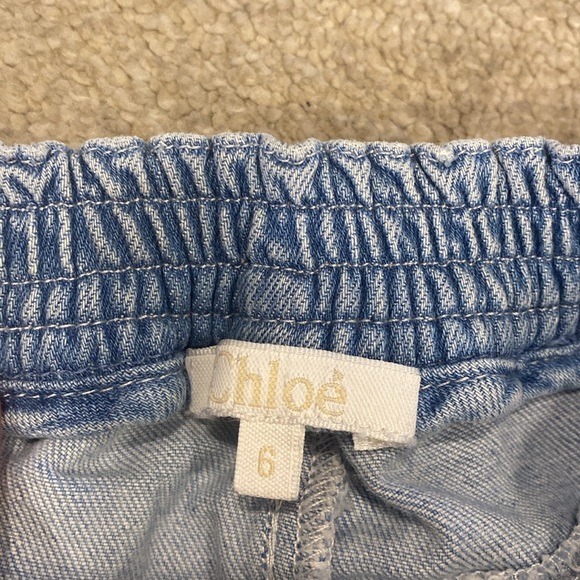 CHLOE LIGHT DENIM SHORTS Navy 6 - Picture 3 of 7